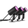 Philips Hue White & Color Ambiance Lily Spot 3 flg. Schwarz 3640lm Basis - 1741430P7 - White, ZigBee, 3x LED, IP65 Outdoor