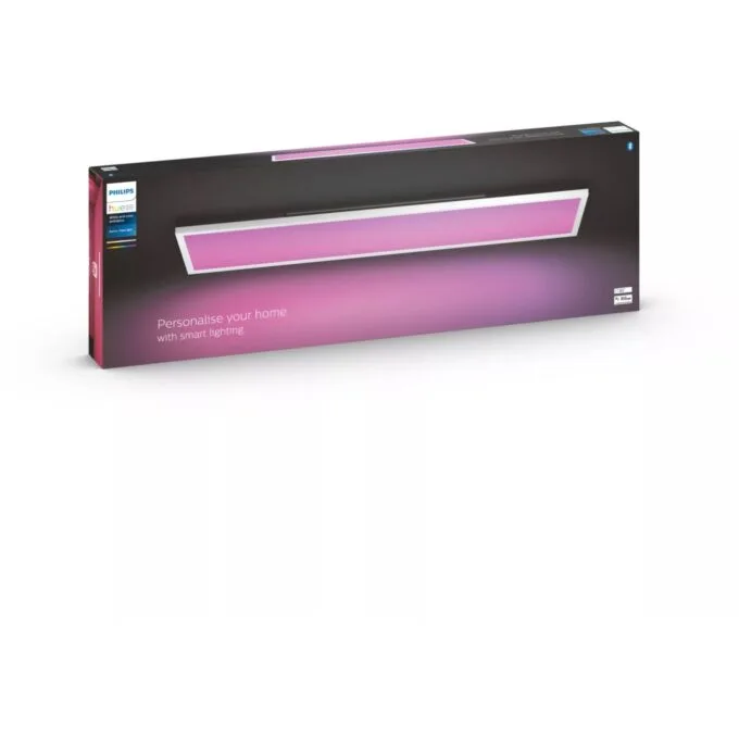 Philips Hue White & Color Ambiance Surimu Panel 120x30cm White - RGB, Dimmable, Zigbee — image 4