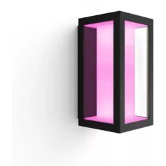 Philips Hue White & Color Ambiance Wall Lamp Slim Black - RGB, Dimmable, Zigbee