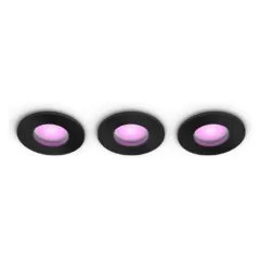Philips Hue White & Color Ambiance Xamento Recessed Spotlight Black 3x4.2W