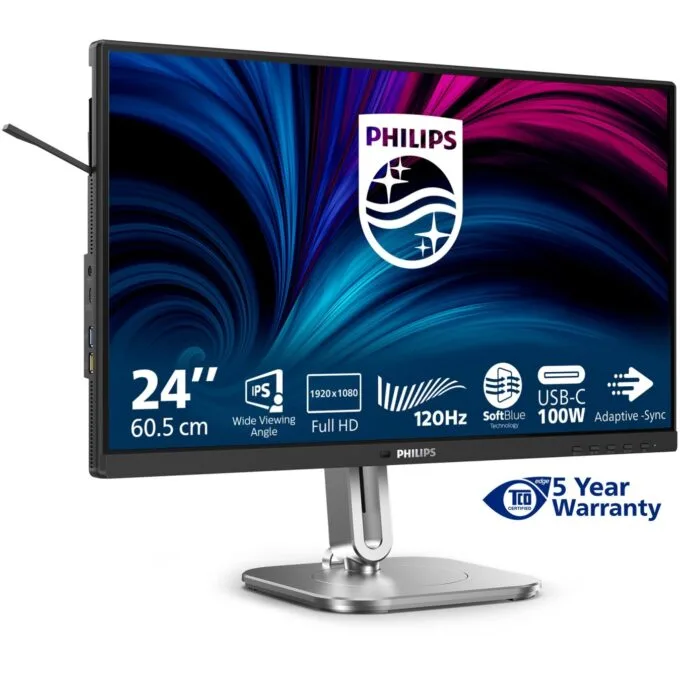 PHILIPS Monitor - 24B2U4301/00 - 60.45 cm (23.8") diagonal, 1920x1080, HDMI, DP, USB — image 8