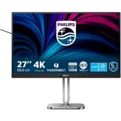 Philips Monitor - 27B2U6903 - 68.5 cm (27.0"), 16:09, 2xHDMI+DP+USB, Black Gray