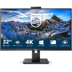 Philips P Line 329P1H/00 - 31.5in (80cm) 4K UHD IPS LED Monitor - Black, 60Hz, 4ms, USB 3.2 Gen2, Height-adjustable