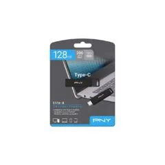 PNY Flash Drive Elite-X USB 3.2 Stick 128GB - FDI128ELTXC - Capless Slider Black