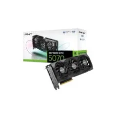PNY GeForce RTX 5070 - Black - 12GB GDDR7 - 2512 MHz Boost - Triple Fan