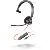 Poly Blackwire C3310 - Mono USB-C Wired Headset, Noise-Canceling Mic, Black
