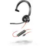 Poly Blackwire C3310 - Mono USB-C Wired Headset, Noise-Canceling Mic, Black