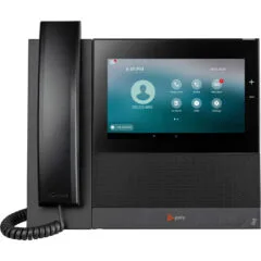 Poly CCX 600 IP Desk Phone - CCX600 - 7" 1024x600 Color LCD, Open SIP, PoE, Gigabit, Dual-band Wi‑Fi, Bluetooth 4.2, Black