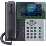 Poly Edge E550 - 12-Line IP Desk Phone, Black - 5-inch IPS display, Gigabit Ethernet, Dual-band Wi-Fi, Bluetooth 5.0