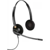 Poly EncorePro 520 Binaural Headset - 89434-02 - Wired Quick Disconnect, Black, Supra-aural, Boom Mic