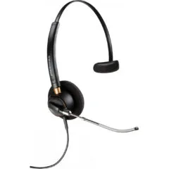 Poly EncorePro HW510V Monaural Headset - USB-C Quick Disconnect, Leatherette On-ear, Black