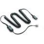 Poly Headset Cable - HIC-10 - RJ-9 Male-to-Male, Black - for Poly Savi