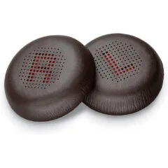 Poly Leatherette Ear Cushions - Blackwire 8225 - 2-Pack Replacement Earcups