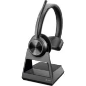 Poly Savi 7310 DECT Wireless Headset - Mono - USB-A Adapter - Black - 13h Talk Time