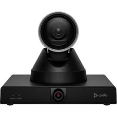 Poly Studio E60 Smart Camera - 4K MPTZ (E60), 12x Optical Zoom, 8MP, 60fps, PoE+, Black
