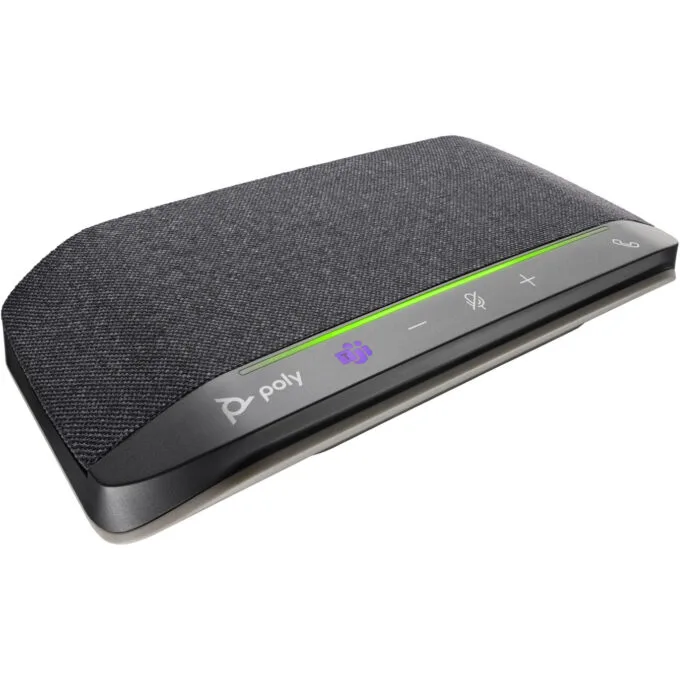 Poly Sync 10 Conference Speakerphone - Silver - USB-A & USB-C, Microsoft Teams Certified — image 2