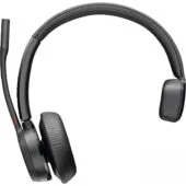 Poly Voyager 4310-M UC Headset - 4310-M - Black, Wireless UC headset with USB-A dongle