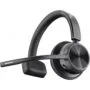 Poly Voyager 4310 UC Mono - Bluetooth 5.2 & USB‑A Dongle, Mono Over‑Ear Headset, Black