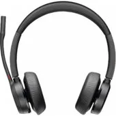 Poly Voyager 4320 UC - USB-C Stereo Headset, Bluetooth 5.1, Black, Office/Call-Center
