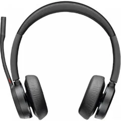 Poly Voyager 4320 UC - USB-C Stereo Headset, Bluetooth 5.1, Black, Office/Call-Center