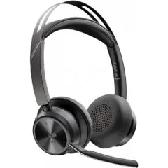 Poly Voyager Focus 2 UC Bluetooth 5.1 Headset ANC USB-C Stand Teams Black