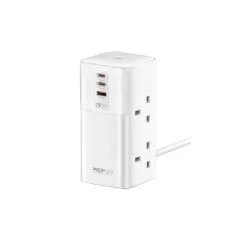 POWERTOWER-70W 70W MULTI-PORT CHARGING STATION with QUAD AC SOCKETS