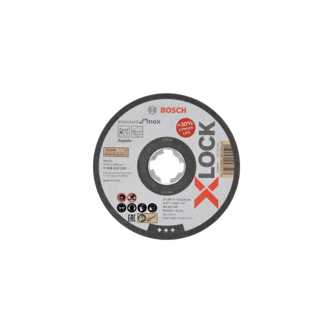 PRO Stainless Steel and Metal X-LOCK Cutting Disc - Ø 125mm — image 1