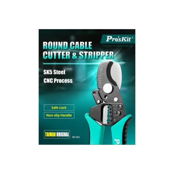 Proskit Cutter and Cable Stripper - SR-363B - 168mm — image 2