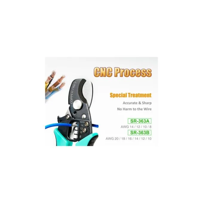 Proskit Cutter and Cable Stripper - SR-363B - 168mm — image 3