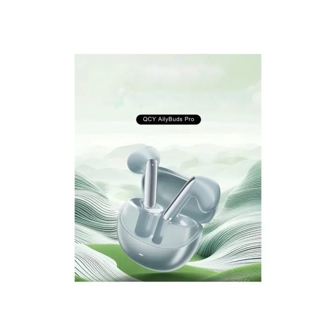 QCY AilyBuds Pro Semi-Ear ANC TWS Green LDAC Ultra HD Multi-point - AilyBuds Pro - Green — image 7