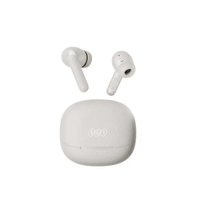 QCY Buds ANC Cream Grey - HT15 - 45dB ANC, TWS Earbuds, 35h Total Battery, 5-mic ENC — image 2