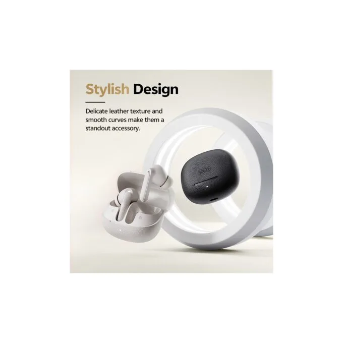 QCY Buds ANC Cream Grey - HT15 - 45dB ANC, TWS Earbuds, 35h Total Battery, 5-mic ENC — image 11