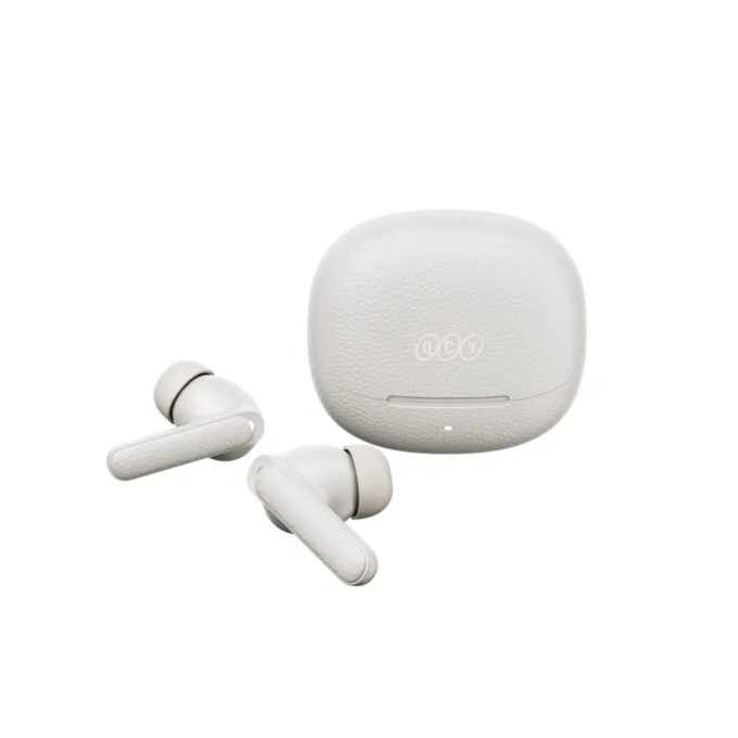 QCY Buds ANC Cream Grey - HT15 - 45dB ANC, TWS Earbuds, 35h Total Battery, 5-mic ENC — image 3