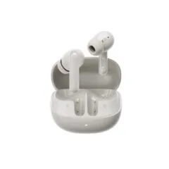QCY Buds ANC Cream Grey - HT15 - 45dB ANC, TWS Earbuds, 35h Total Battery, 5-mic ENC