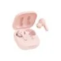 QCY Earbuds - T13 - TWS Pink Dual Driver 4-mic Noise Cancel True Wireless Earbuds - Quick Charge 380mAh