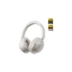 QCY Headphones - H3S - White, Type-C & Bluetooth 6.0 ANC iOS Android Call Noise Cancelling Headset102h