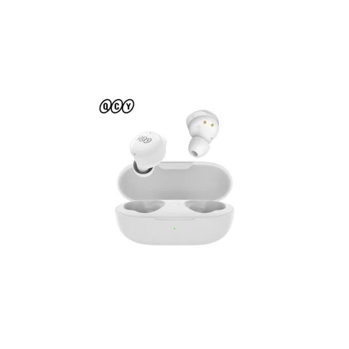 QCY - T17 - TWS WHITE 6mm dynamic driver-mic noise cancel. Music time: 4h. Calling time: 3,5h. Bluetooth — image 1