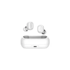 QCY - T1C - TWS WHITE True Wireless Earbuds 5.0 Bluetooth Headphones 80hrs