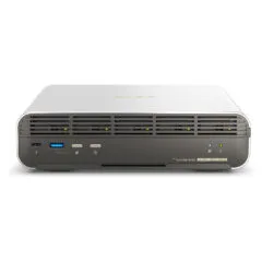 QNAP TBS-h574TX-i3-12G 5-bay All-Flash NASbook Intel Core i3-1320PE 8C 12T up to 4.50GHz onboard 12GB RAM not expandable