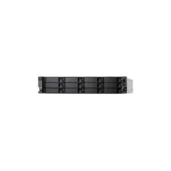 QNAP TL-R1200C-RP 12-bay 2U rackmount USB-C 3.1 Gen2 10Gbps JBOD expansion unit - TL-R1200C-RP - Black/Gray