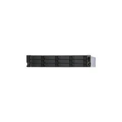 QNAP TL-R1200S-RP 12-bay 2U rackmount SATA JBOD expansion unit redundant PSU - TL-R1200S-RP - Black, Grey