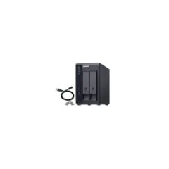 QNAP TR-002 - 2-Bay SATA RAID Enclosure (RAID 0/1/JBOD), USB 3.2 Gen2 Type-C, Black