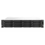QNAP TS-1264U-RP-8G - 12-Bay 2U Rack NAS, Intel Celeron 2.0/2.9GHz, 8GB DDR4, Redundant PSU, Aluminum/Black