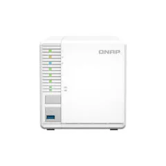 QNAP TS-364 - 8GB DDR4 - 3-Bay NAS, Intel Celeron N5095 2.0/2.9GHz, 2x M.2, 2.5GbE, White
