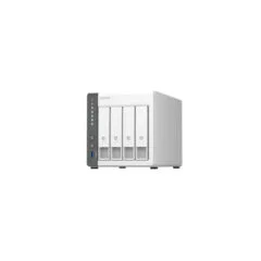 QNAP TS-433-4G NAS Server - 4-Bay White, 4GB RAM, ARM Cortex-A55 2.0GHz, Dual 2.5GbE