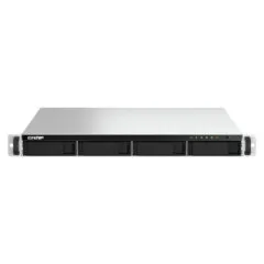 QNAP TS-464U-8G - 4-Bay 1U Rack NAS, Intel Celeron N5095 2.0–2.9GHz, 8GB DDR4, 2x2.5GbE, Aluminium/Black