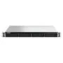 QNAP TS-464U-RP - 1U 4-Bay Rack NAS, Intel N5095 2.0/2.9GHz, 8GB DDR4, 2x2.5GbE, Redundant PSU, Black/Aluminium