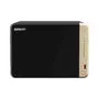 QNAP TS-664-8G NAS Server - 6-Bay, Intel Celeron N5095 2.0/2.9GHz, 8GB DDR4, 2x M.2, 2x2.5GbE, HDMI 2.1, Black/Bronze