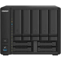 QNAP TS-932PX-4G - 9-Bay NAS - Black, 4GB DDR4 SO-DIMM, Alpine AL-324 1.7GHz, 2x10GbE SFP+ & 2x2.5GbE