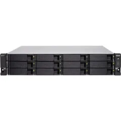 QNAP TS-h1886XU-RP-R2 - 12+6 Bay 2U Rack NAS - Intel Xeon D-1622 (up to 3.2GHz), 32GB ECC DDR4, Black/Grey